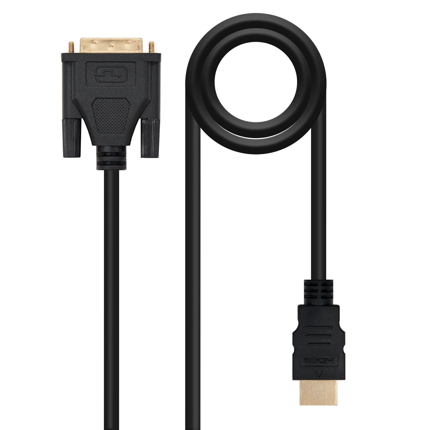 Nanocable DVI/M a HDMI A/M 5m Negro (10.15.0505)