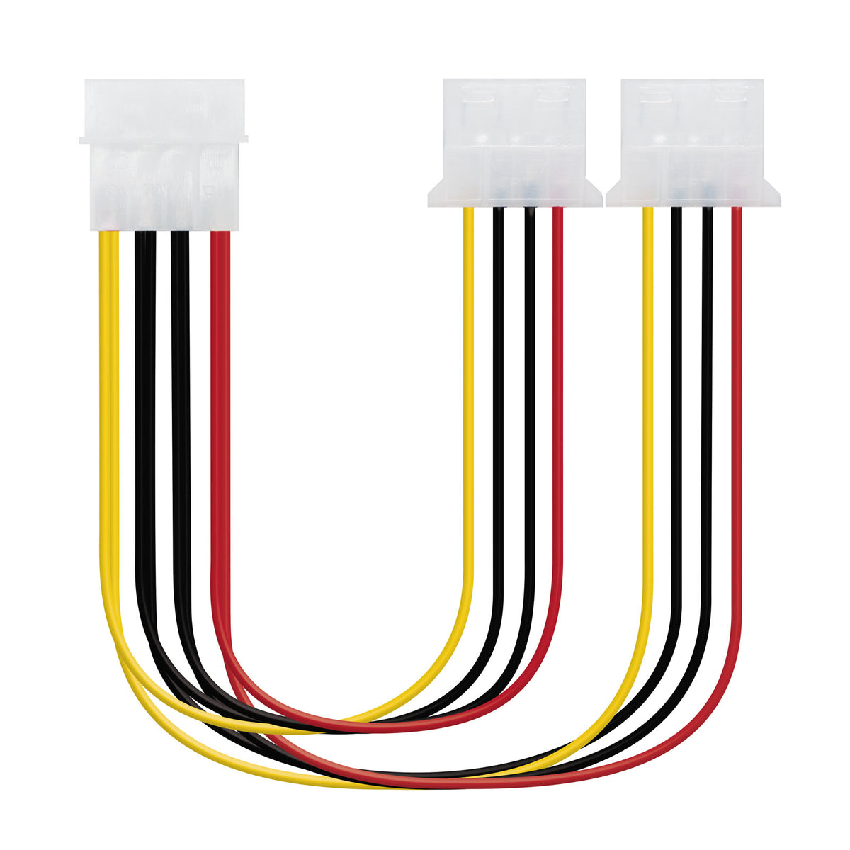 Nanocable Molex (4-pin) a 2xMolex (4-pin) (10.19.0401)