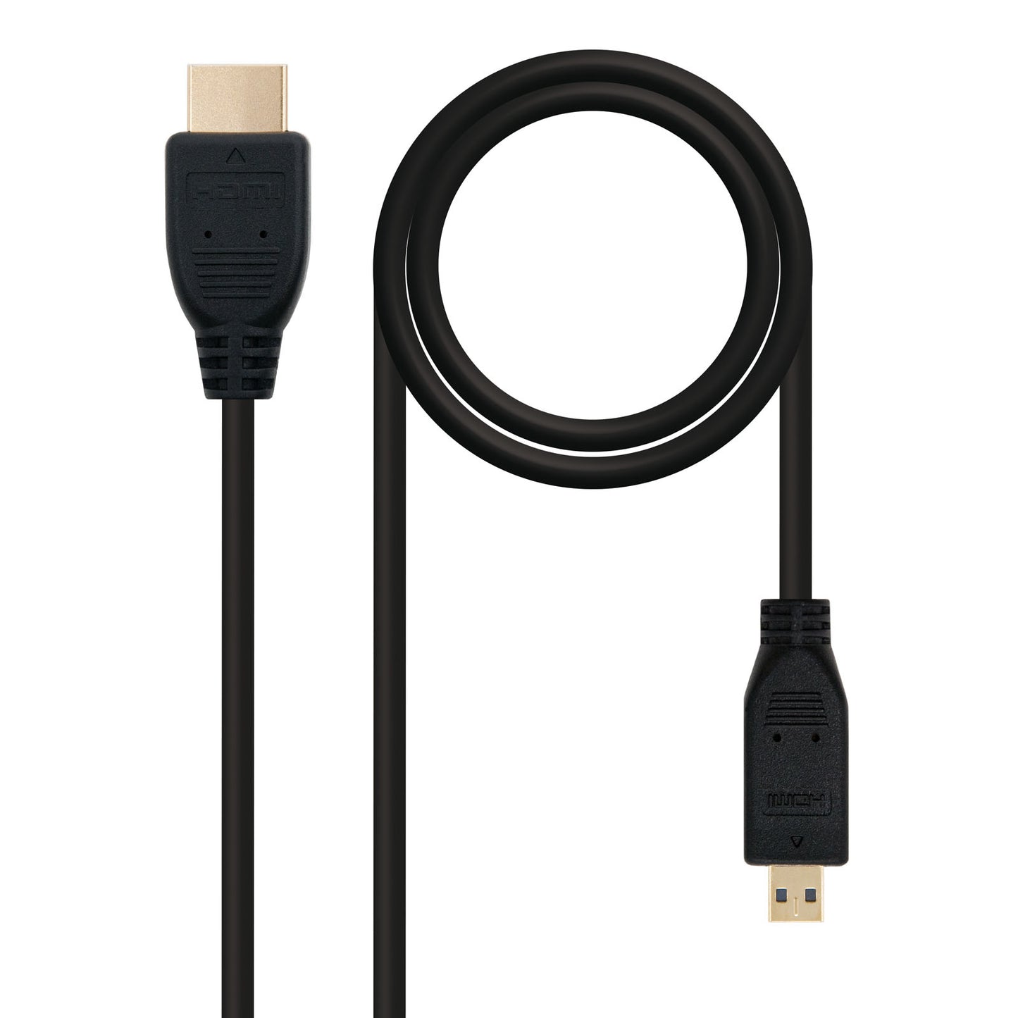 Nanocable HDMI A/M a HDMI D/M 0.8m Negro (10.15.3501)