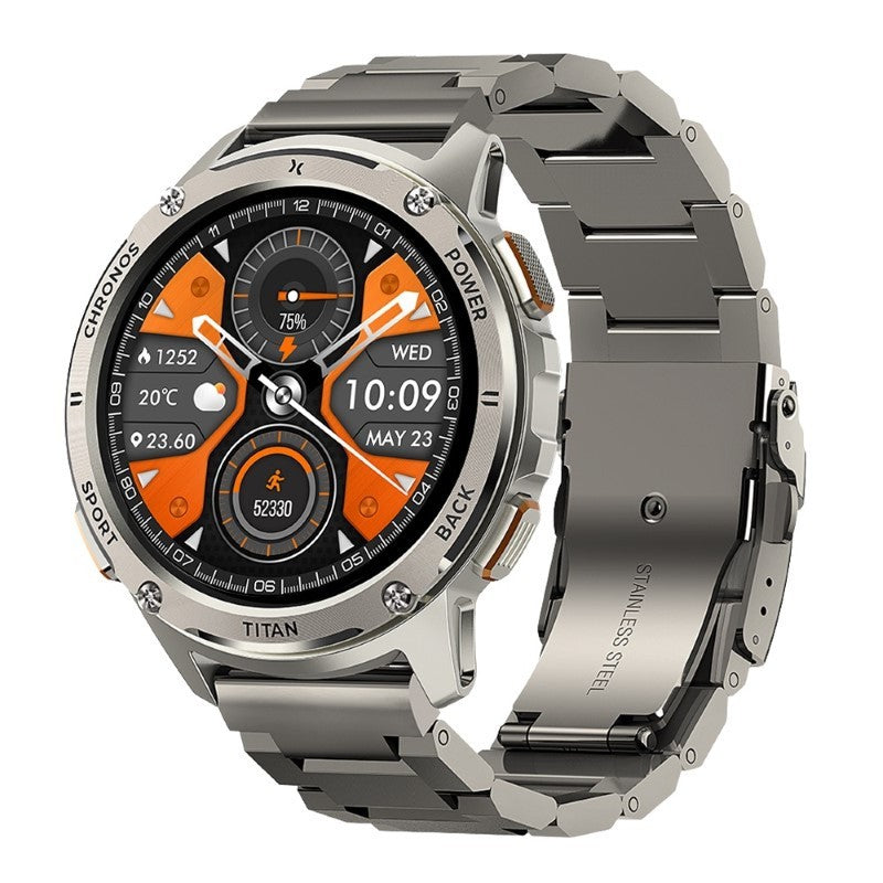 SMARTWATCH RELOJ MAXCOM FW110 IP69K TITAN CRONOS SILVER