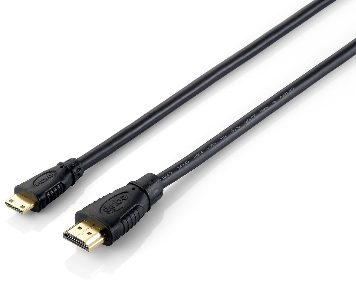 EQUIP Cable desde HDMI macho a mini HDMI macho longitud 1 metro 1.4 high speed (119306)
