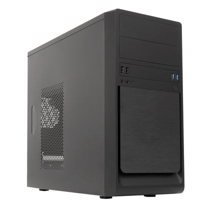 Caja UNYKA UK6023 QUAD 500W USB2/3 mATX Negra (51992)