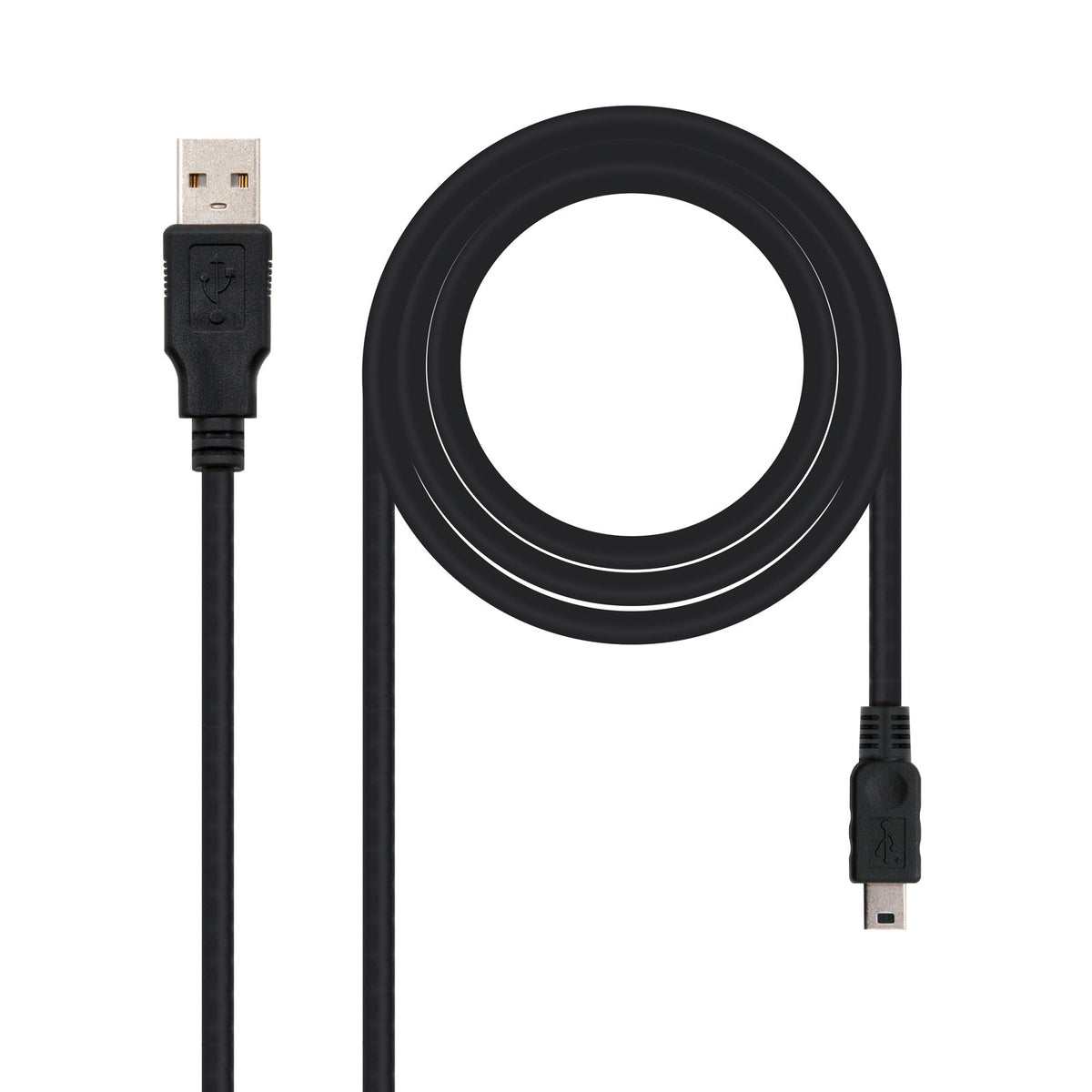 Nanocable USB-A/M a Mini USB-M 4.5m Negro (10.01.0405)