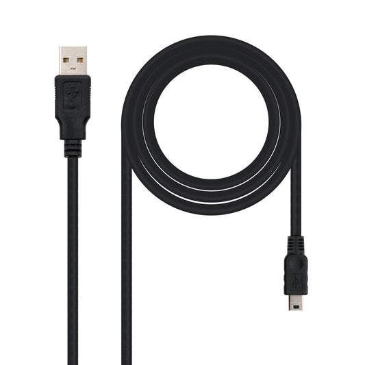 Nanocable USB-A/M to Mini USB-M 4.5m Black (10.01.0405)