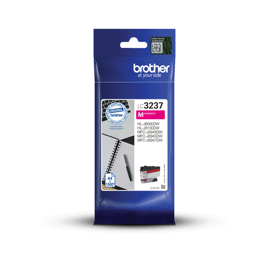 Brother LC3237 Magenta Cartucho de Tinta Original - LC3237M. 1.500 Paginas