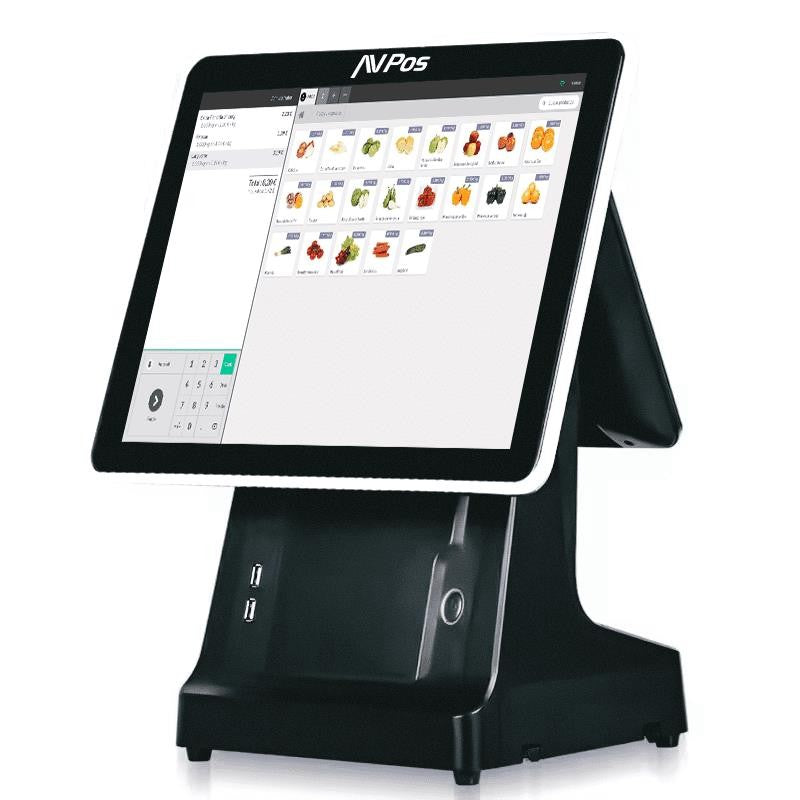 TPV AVPOS K6000 15" I5/8GB/SSD128GB/WIFI+BT/W11P IMPRESORA + 2 PANTALLA