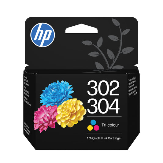 HP 302/304 Original Colour Ink Cartridge - B7RT6AE/F6U65AE/N9K05AE