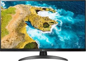 Monitor 27tq615s-Pz 27' Full HD IPS con Retroiluminacion LED 1920x1080 60Hz 2xHDMI 1xUSB 2.0 1xEthernet 1xSalida Optica Wifi Bluetooth Airplay Screen Share Multimedia Smart Tv Sistema Operativo Webos 22 Color Negro