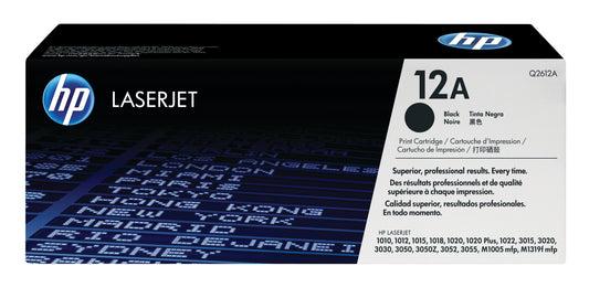 HP Q2612A Negro Cartucho de Toner Original - 12A. 2.000 Paginas