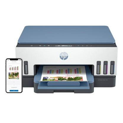 HP Smart Tank 7006 Inalámbrico All-in-One Color Impresora, Impresión a doble cara; Copiadora y escáner