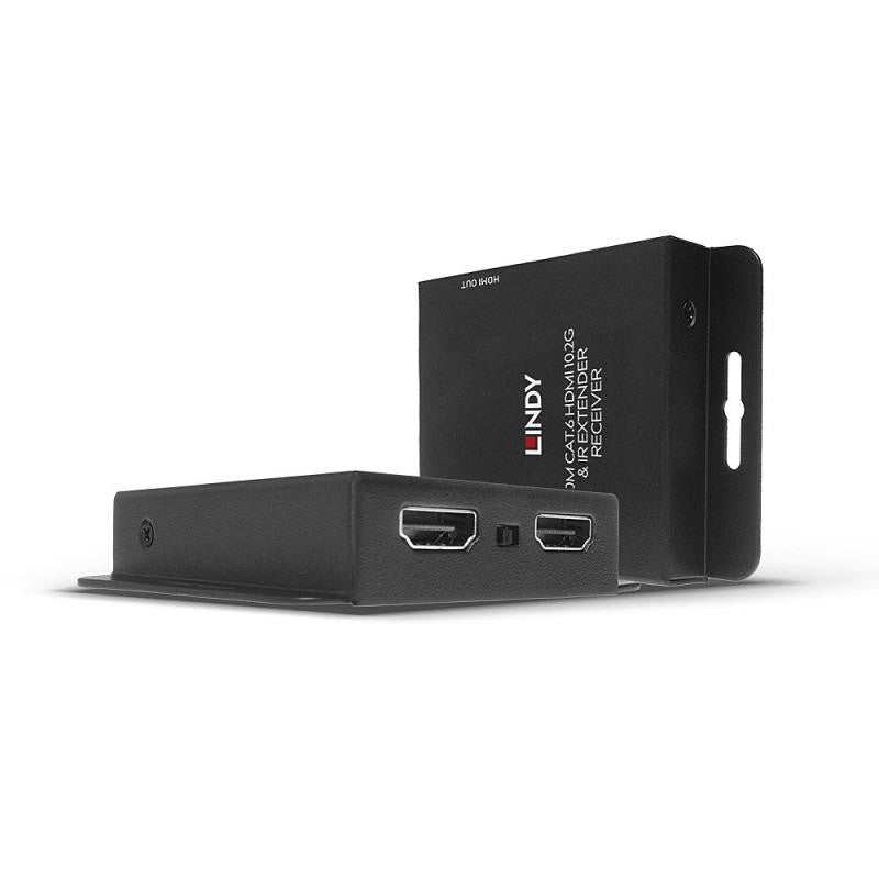 EXTENSOR LINDY HDMI 4K30 IR CAT.6 70M
