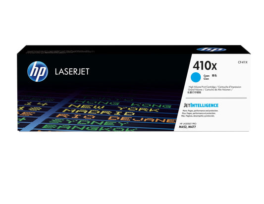 HP CF411X Cyan Cartucho de Toner Original - 410X. 5.000 Paginas
