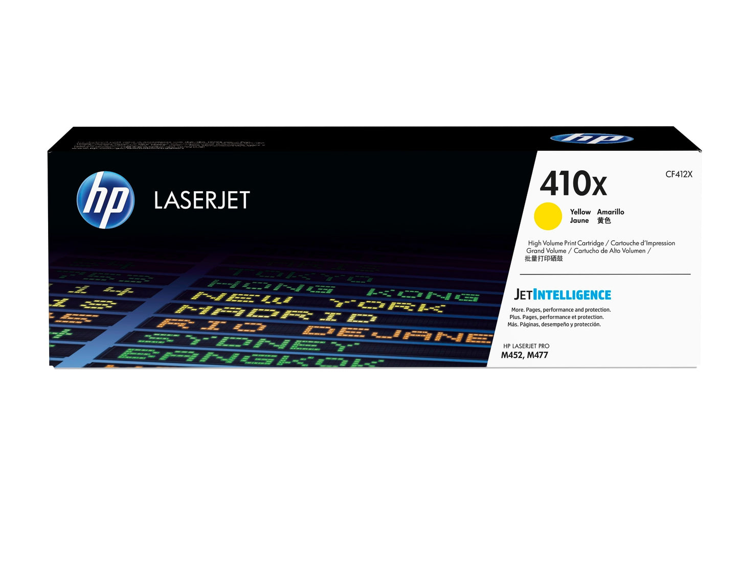 Toner HP LaserJet Pro 410X Amarillo 5000 pág (CF412X)