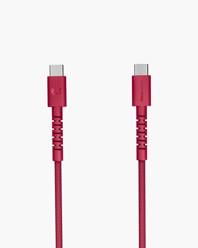 Cable Fresh N Rebel FlexWave USB-C 100W Rojo(2CCC201BR)