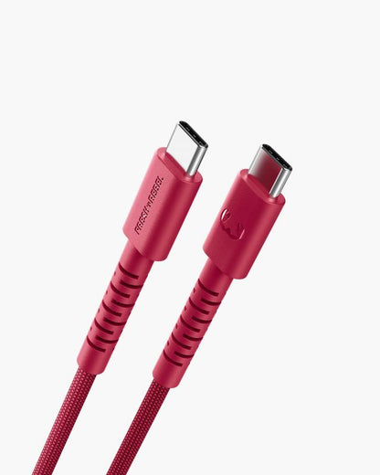 Cable Fresh N Rebel FlexWave USB-C 100W Rojo(2CCC201BR)