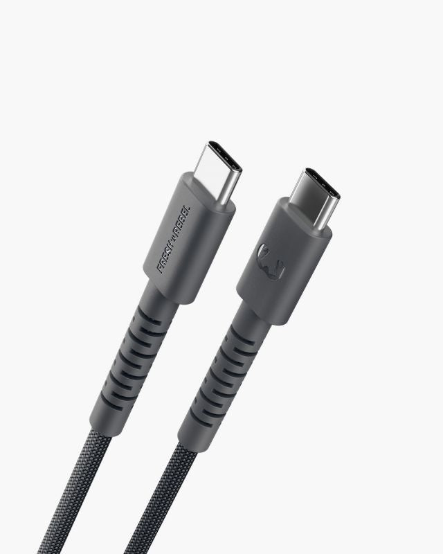 Cable Fresh N Rebel FlexWave USB-C 100W Gris(2CCC201SG)