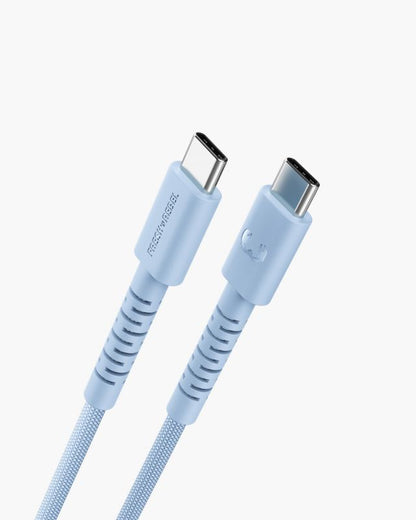 Cable Fresh N Rebel FlexWave USB-C 100W Azul(2CCC201VB)