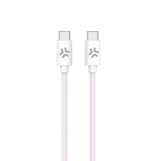CELLY USB-C to USB-C Cable 1.5m Pink (USBCUSBCCOTTPK)