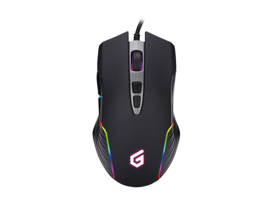 Gaming optical wired mouse 7200 DPI RGB LED backlight 1.5m cable