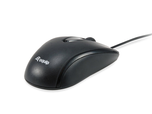 EQU Optical USB-C Mouse 1200dpi Black (EQ245116)