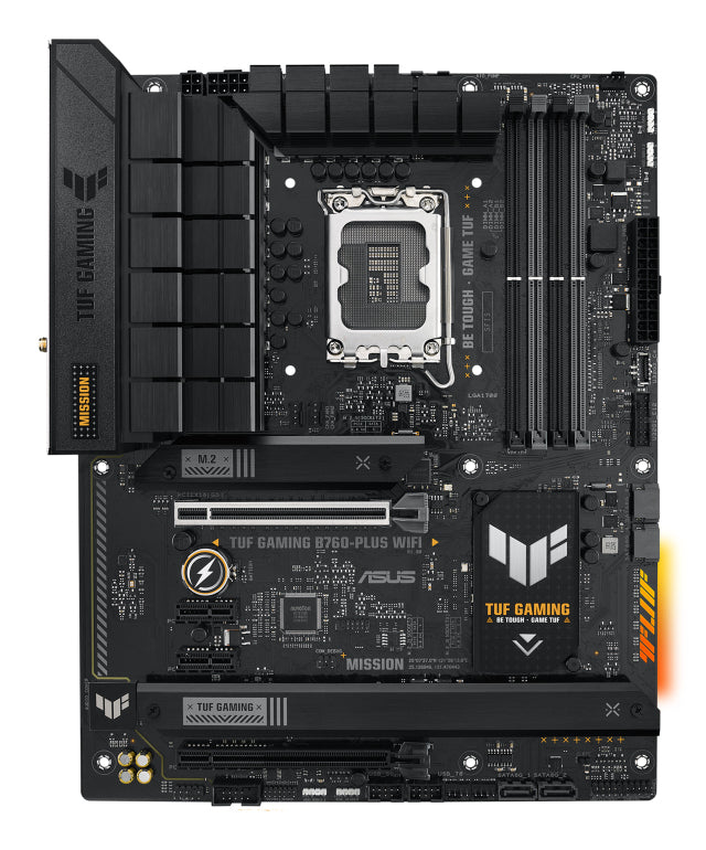 ASUS TUF GAMING B760-PLUS WIFI: (1700) 4DDR5 HDMI DP ATX