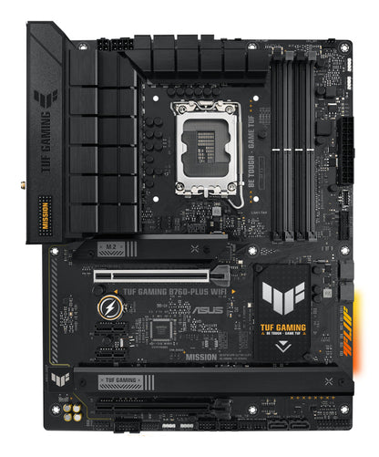 ASUS TUF GAMING B760-PLUS WIFI: (1700) 4DDR5 HDMI DP ATX