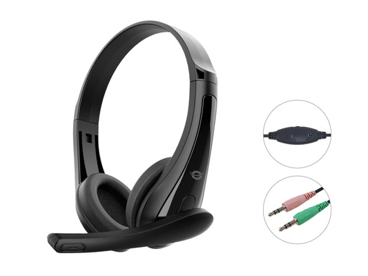 Auric+Micro CONCEPTRONIC 3.5mm 1.8m Black (POLONA06B3T)