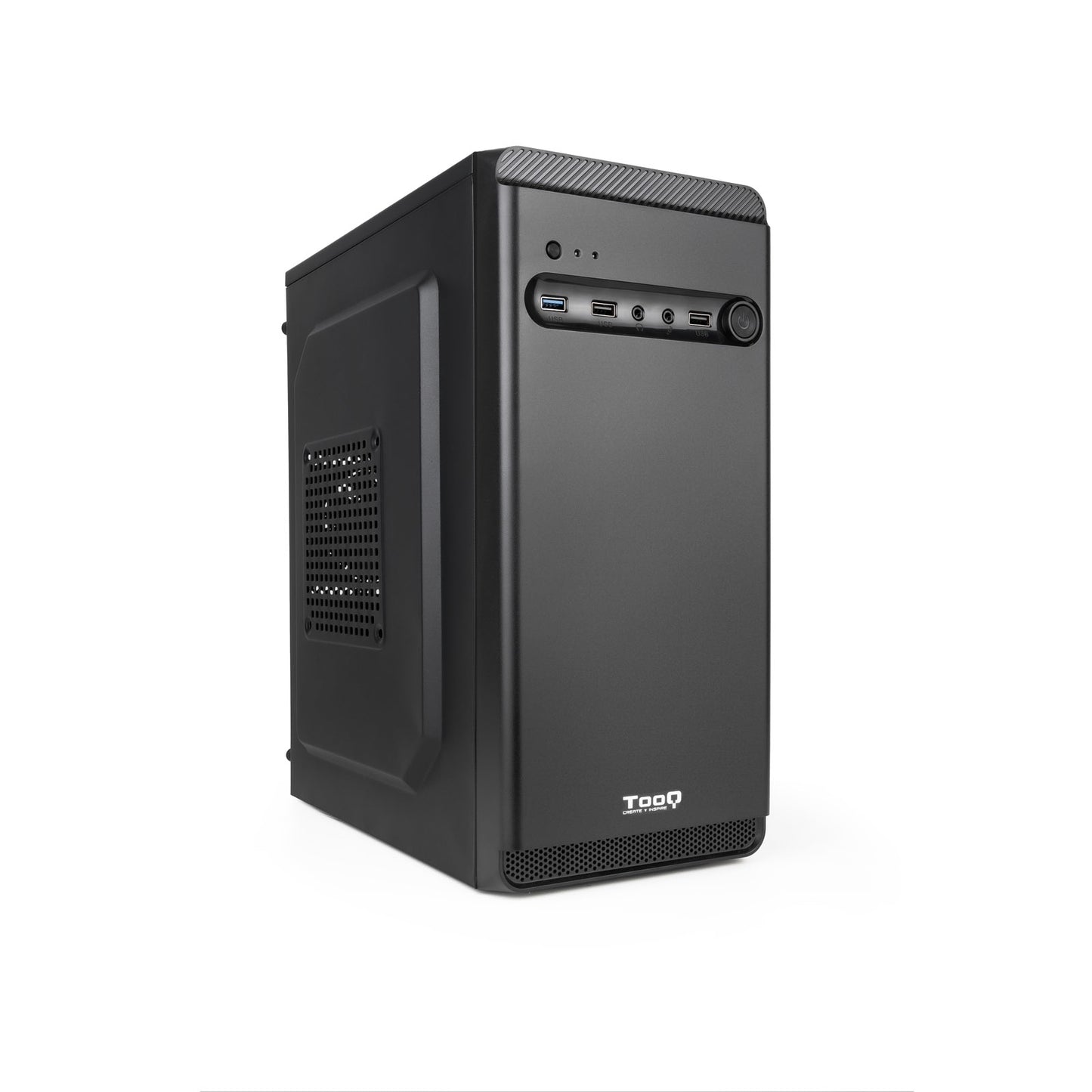 TooQ USB 2.0/3.0 Black mATX Case (TQC-4702U3C-B)