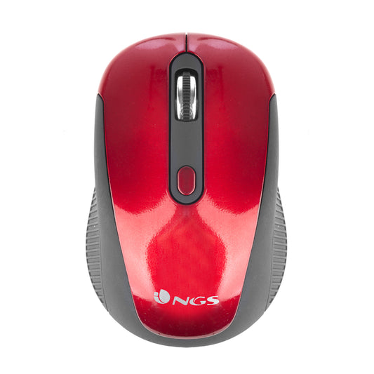 NGS Optical Wireless RF 1600dpi Mouse Red (HAZE RED)