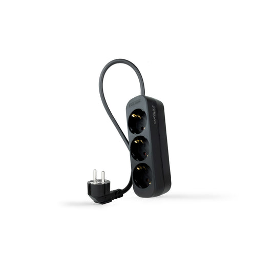 Nanocable Power Strip 3xSchuko 1.4m Black (10.38.0003-NS-BK)