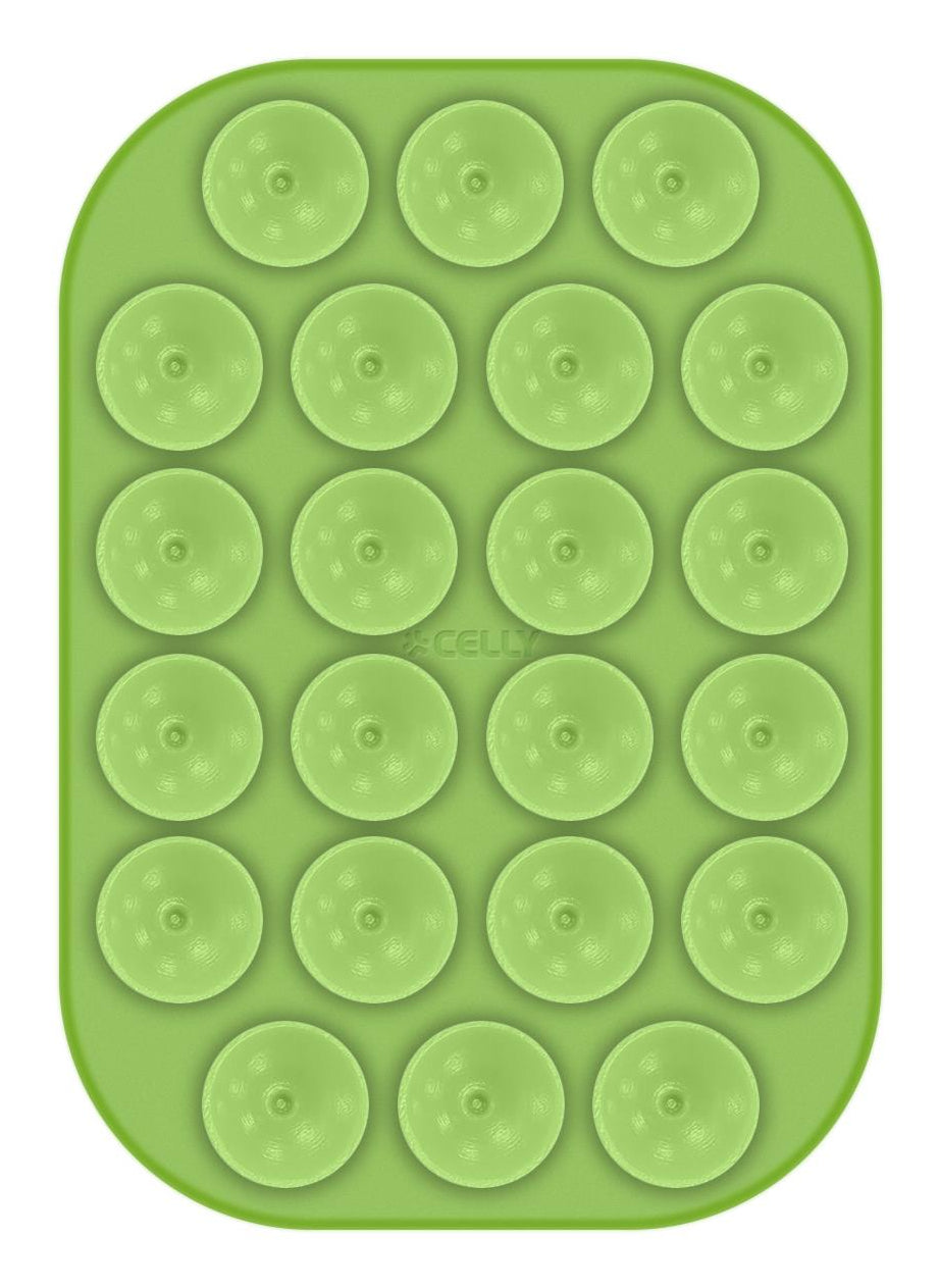 Ventosa CELLY para Smartphone Verde (FIXSQUAREGN)
