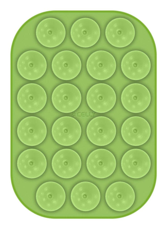 Ventosa CELLY para Smartphone Verde (FIXSQUAREGN)