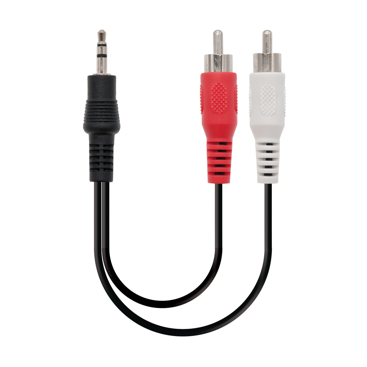 Nanocable Audio 3.5mm/M a 2xRCA/M 10m Negro(10.24.0310)