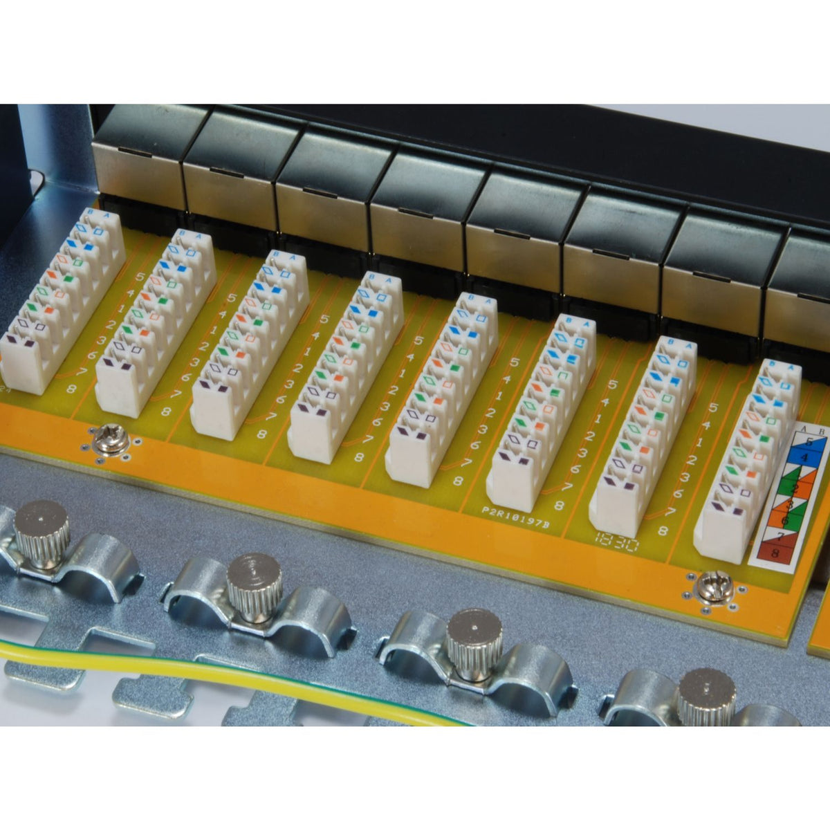 Panel Conexión Blindado EQUIP 24xRJ45 Cat.6A (326625)