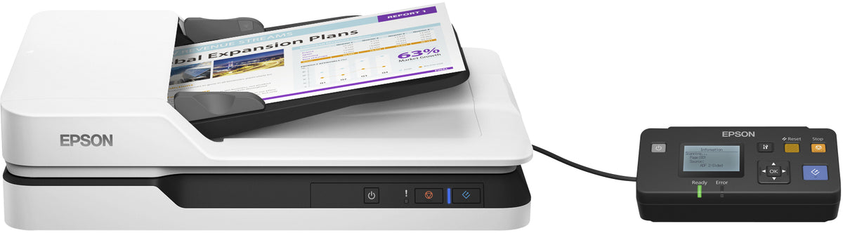 Escáner Plano Epson DS-1630 A4 Color USB (B11B239401)