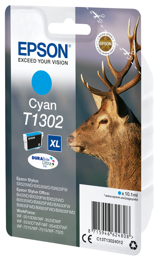 Epson T1302 Cyan Ink 10.1ml 765 pages (C13T13024012)