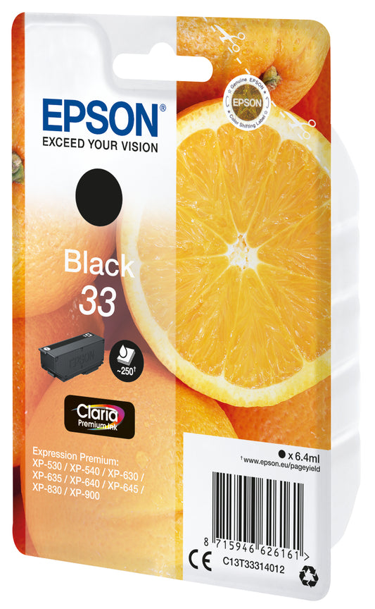 EPSON RADIO FREQUENCY INK C13T33314022 BLACK T3331