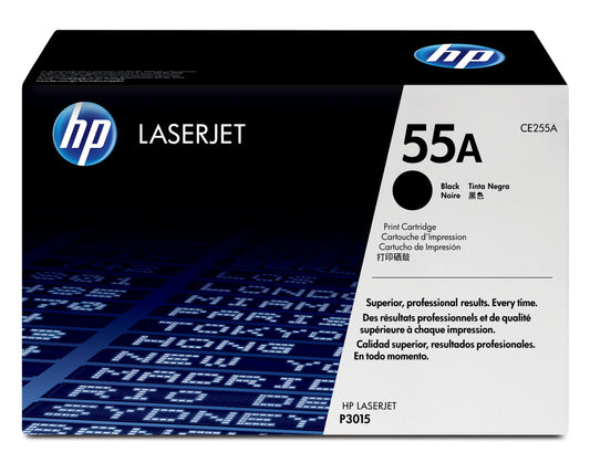 Toner HP LaserJet Pro 55A Negro 6000 páginas (CE255A)