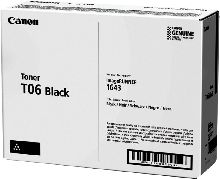 Canon T06 Black Original Toner Cartridge - 3526C002