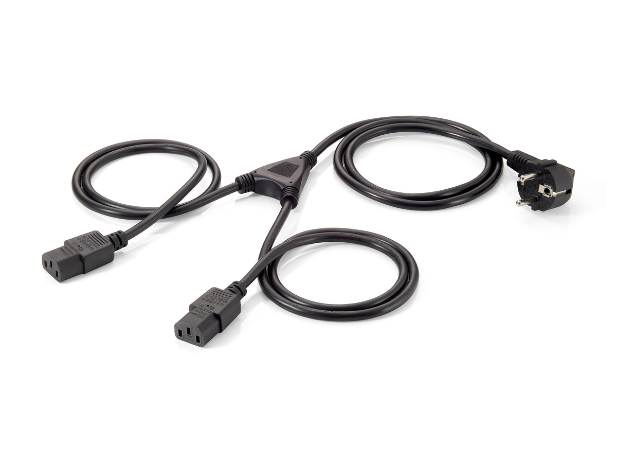 EQUIP Cable desde schuko macho a IEC hembra dos conectores longitud 1.8 metros (112220)