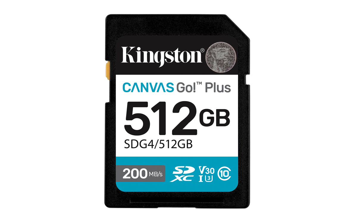 Kingston SDXC Canvas Go Plus 512Gb Gen4 (SDG4/512GB)
