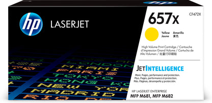 HP CF472X Yellow Original Toner Cartridge - 657X. 23,000 Pages