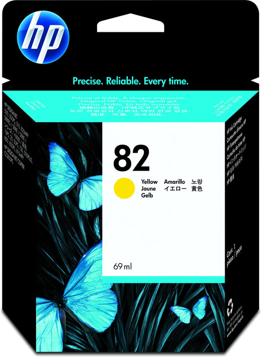 Tinta HP DesignJet 82 Amarillo 69ml (C4913A)
