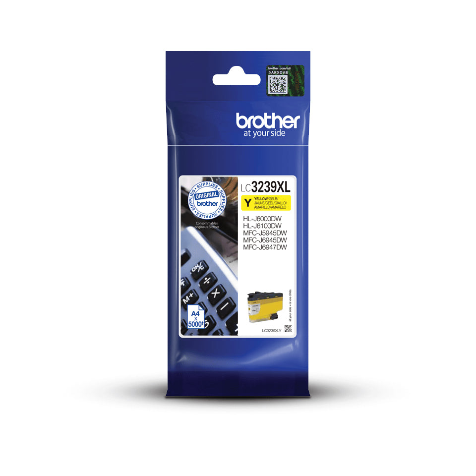 BROTHER XL Yellow Ink 5000 pages (LC3239XLY)