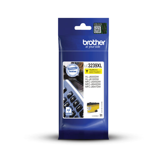 BROTHER XL Yellow Ink 5000 pages (LC3239XLY)
