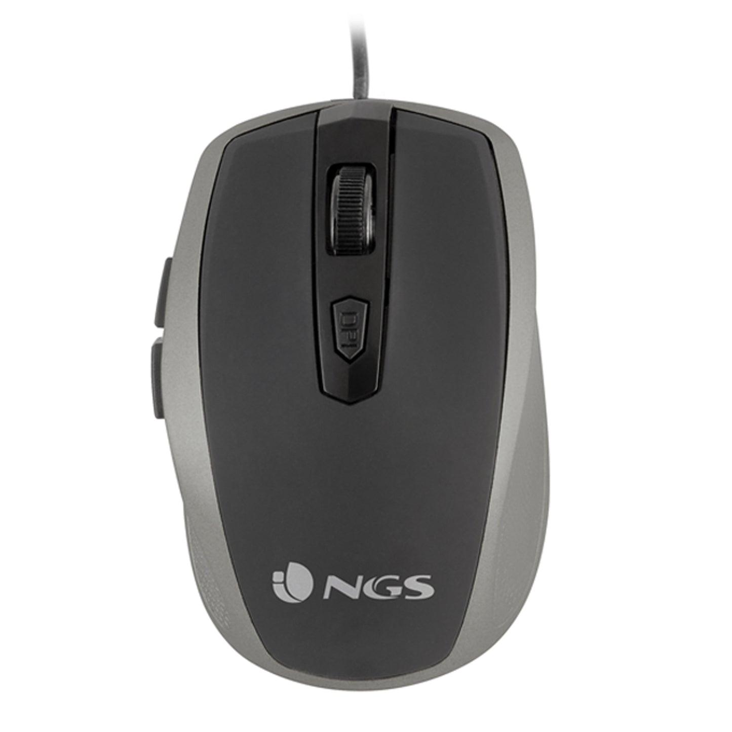 Tick mouse with optical USB cable 6 buttons 1,600dpi black/silver