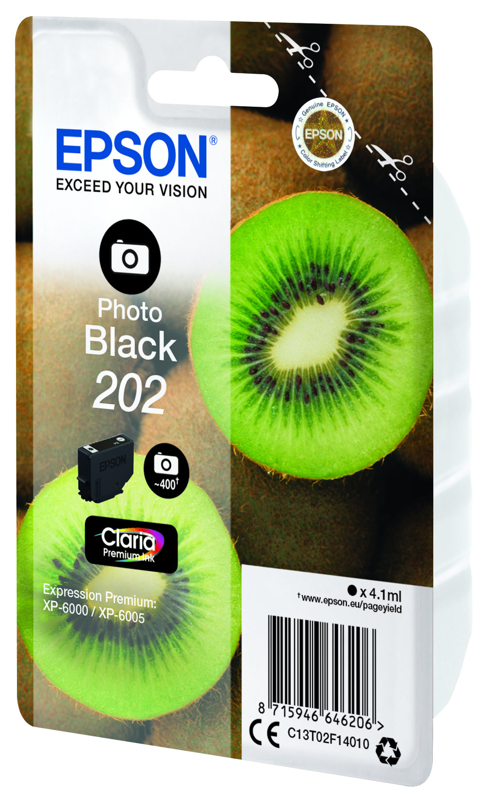 Epson 202 T02F1 Photo Black Ink 4.1ml (C13T02F14010)