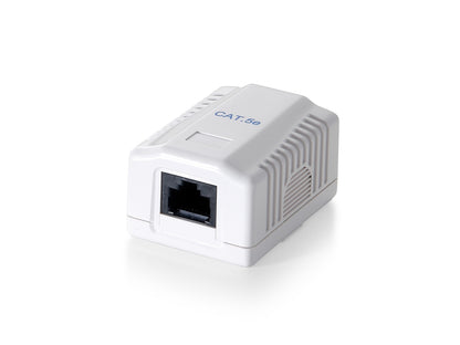 Rosette EQUIP 1xRJ45/H Cat.5e White (EQ235111)