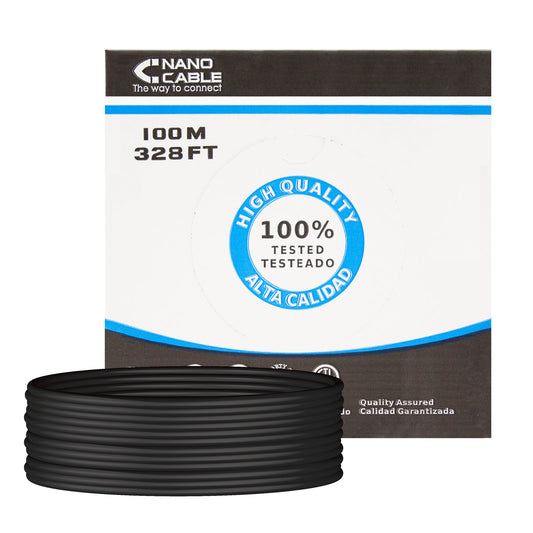 Nanocable RJ45 Cat.6 UTP AWG24 100m (10.20.0502-EXT-BK)