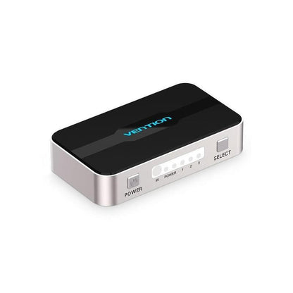 DUPLICADOR VENTION 4XHDMI HEMBRA - HDMI MACHO SILVER/BLACK